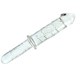 Generique Gode Poignée en verre Ice King 16.5 x 5.2cm